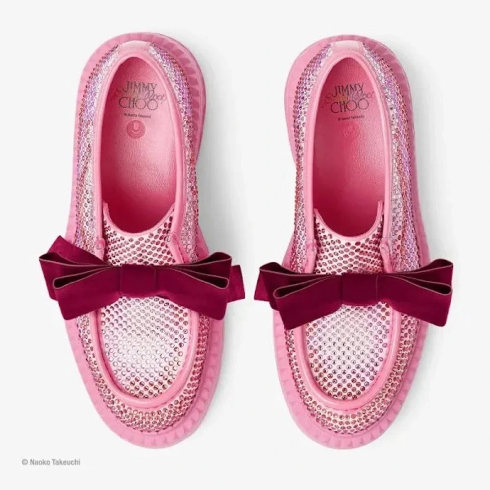 New Jimmy Choo x Super Sailor Moon Marlow Loafers Shoes